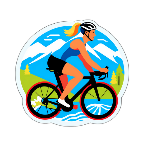 Stine Bjerre Mortensen i triathlon