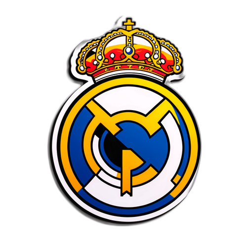 레알 마드리드 전설적인 순간을 기념하는 스티커 디자인