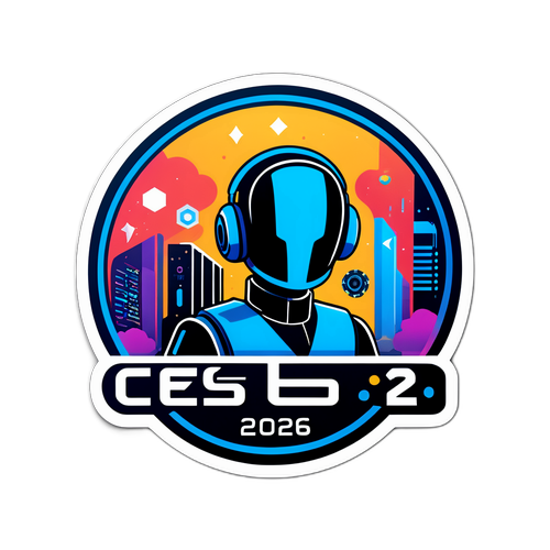 CES 2026 스티커 디자인
