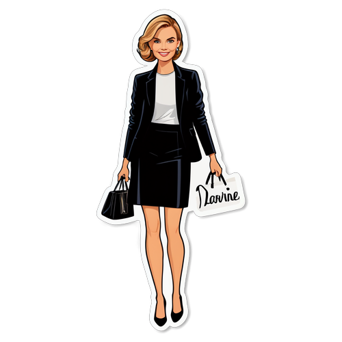 Chic Karoline Leavitt Sticker