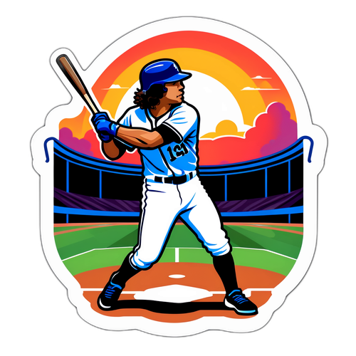 Bo Bichette Epic Home Run Pose Sticker