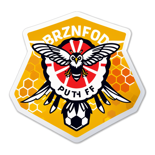 Brentford FC Logo na Asali