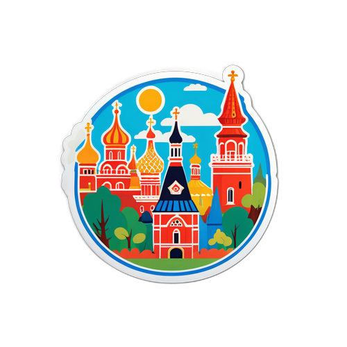 Стікери з видатними місцями Калуги