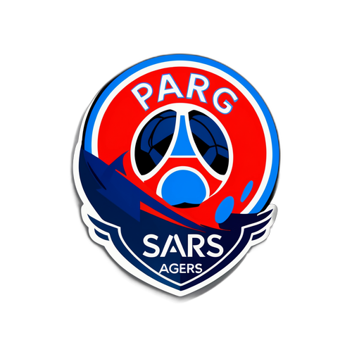 PSG vs Angers Wedstrijd Sticker