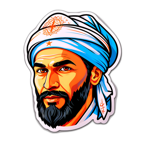 Kreatives grafisches Porträt von Islam Dulatov mit Kunst und Sport