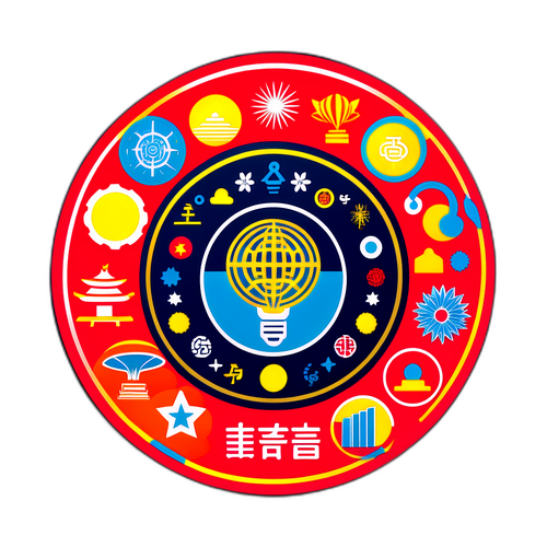 象征中国创新的形状图案