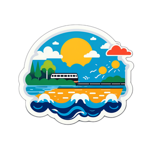 Stiker Peringatan Rute Tol Tangerang-Merak