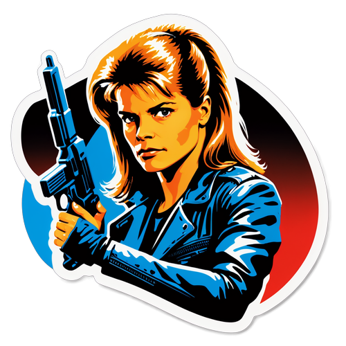 Powrót Terminatora: Linda Hamilton w Stylu Retro Rozgrzewa Nostalgiczne Serce Fanów!