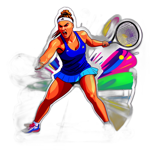 Stiker Dinamis Aryna Sabalenka