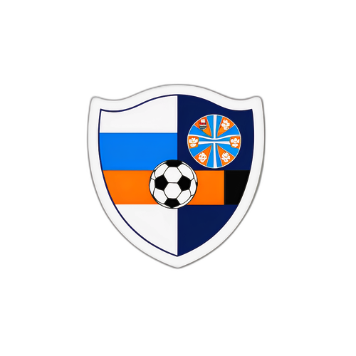 Логотип матча Финляндия – Нидерланды U21 с футболом и флагами
