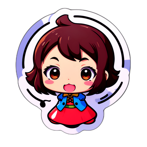 かわいくてポップなキャッチフレーズステッカー