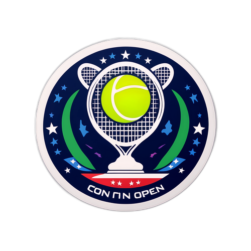 Sticker Seni Tennis US Open 2025