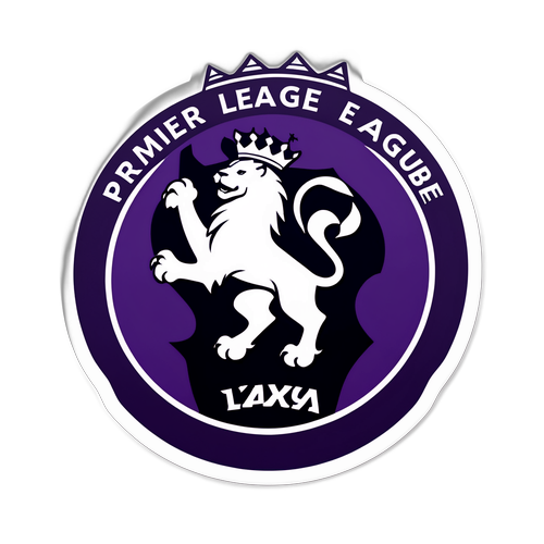 Premier League Klistermärke med Fotboll Design