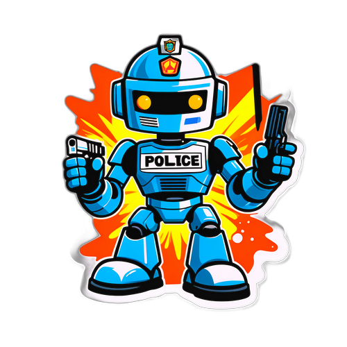 Policjant Robot w Akcji