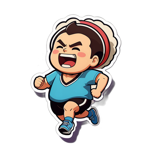 挑戦する自分:ショウザンダイエットのイラスト