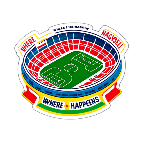 Sticker van het Nagyerdei Stadion