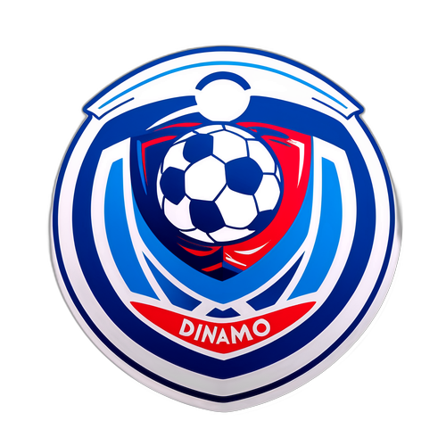Aufkleber für das Match Osijek gegen Dinamo
