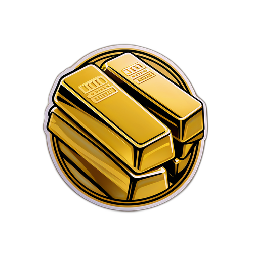 Stiker Harga Emas Mewah