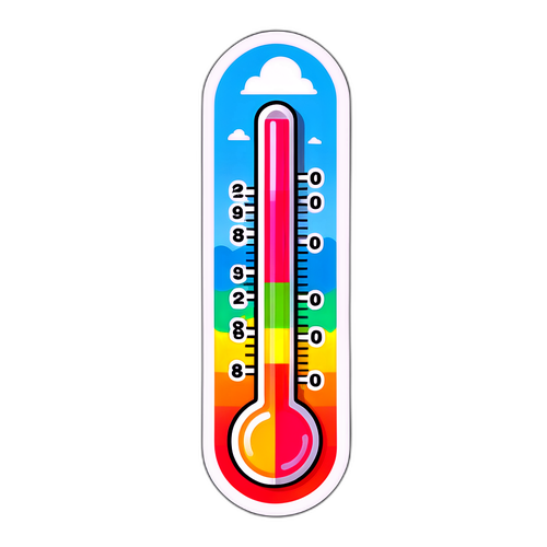 Termómetro Colorido del Clima en Jujuy