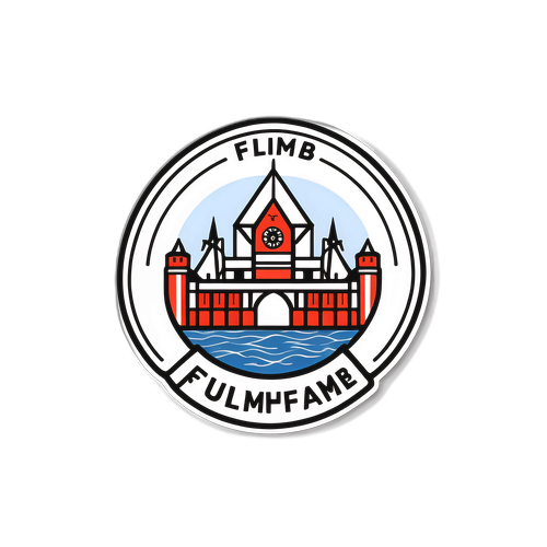Sticker ya Logo ya Fulham FC na Maji ya Thames