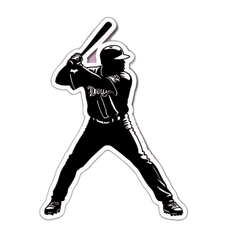MLB 인기 선수 실루엣 스티커