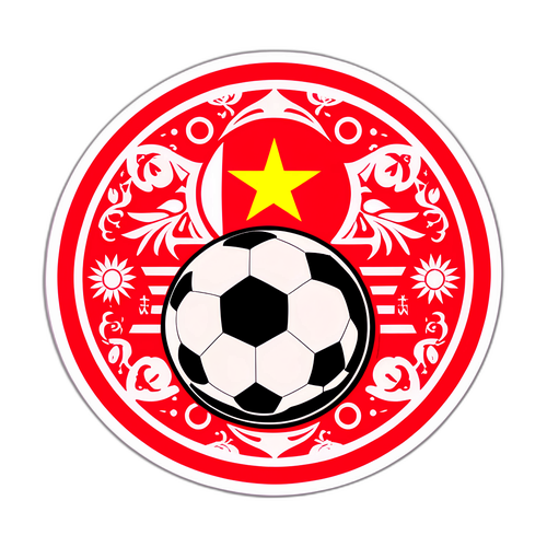 Stiker Retro untuk Pertandingan Mali vs Tunisia