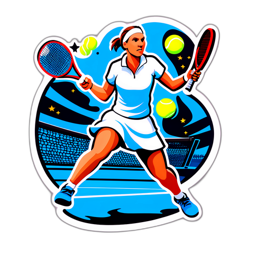 Magie van een Tenniswedstrijd