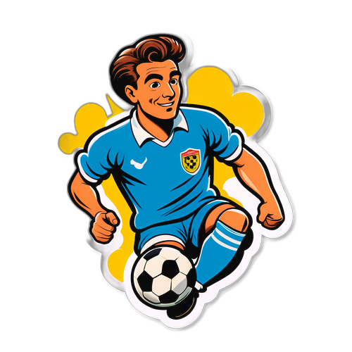 Adesivo vintage di Ciccio Graziani