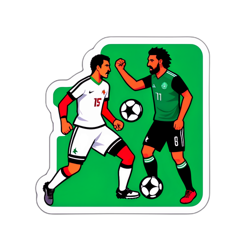 מדבקת משחק ג'ורדן נגד ערב הסעודית