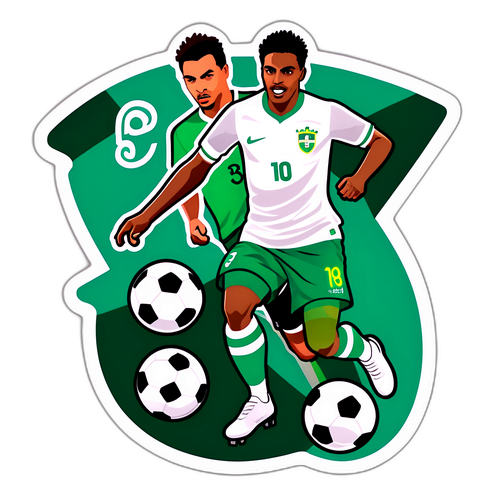 Autocollant pour le match Palmeiras - Mirassol