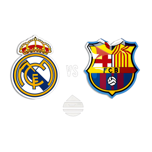 Sticker ya Real Madrid vs Barcelona