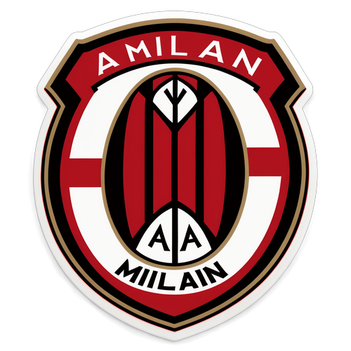 Kibandiko cha Kizamani cha AC Milan