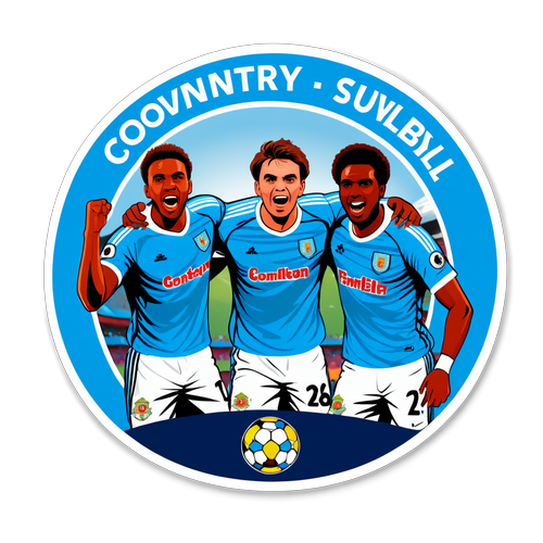 Sticker trận đấu giữa Coventry và Sunderland