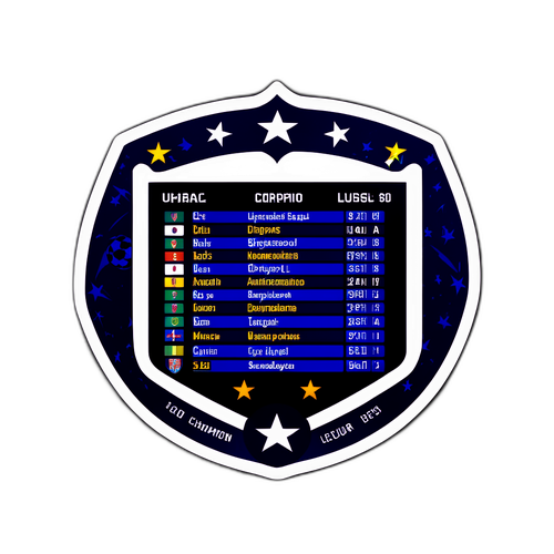 สติ๊กเกอร์คะแนนลีกยูฟ่าแชมเปียนส์ลีก