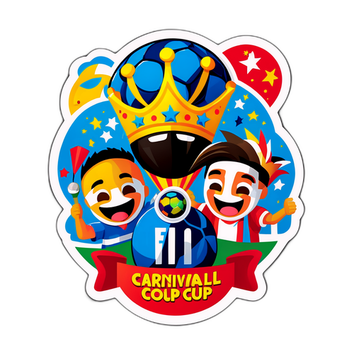 Stiker Bergembira Berjudul Carnival Colp Cup