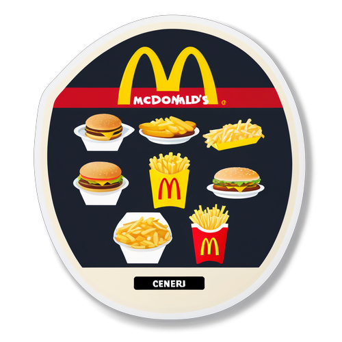 Appetitvækkende McDonald's Menu Sticker