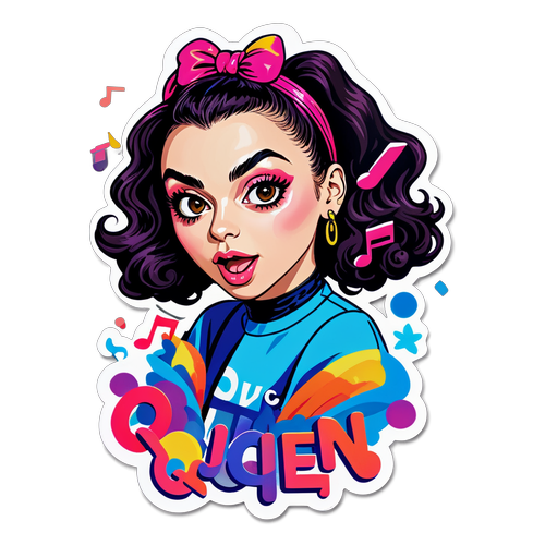 Unleash Your Inner Pop Queen: Charli XCX's Vibrant Sticker Will Make Your Heart Sing!