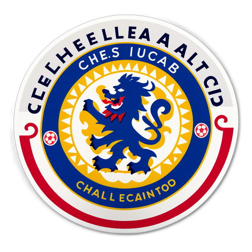 Sticker wa Chelsea na Rangi Za Kupendeza