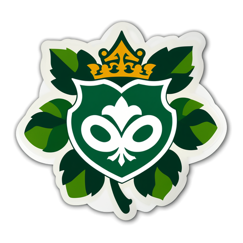 Sticker stilizat cu logo-ul Real Betis