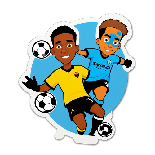 The Ultimate Showdown: Manchester City vs. Watford in a Whimsical Soccer Duel!