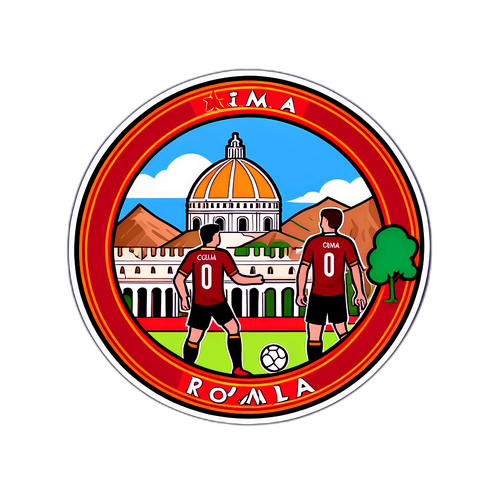 रोमा बनाम काग्लियारी स्टिकर