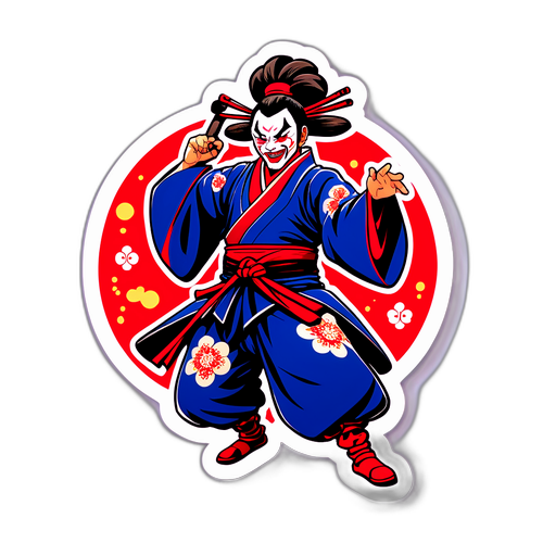 松屋オイのキャラクターをテーマにしたステッカー