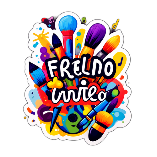 Whimsical Creative Expression Sticker