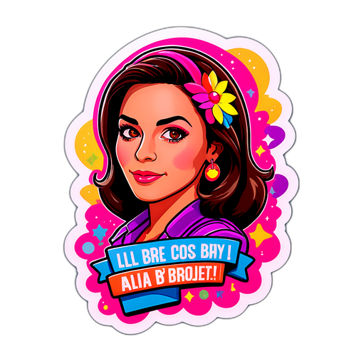 Adesivo de Daniela Santos do Big Brother