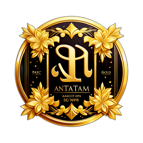 Stiker Harga Emas Antam Elegan