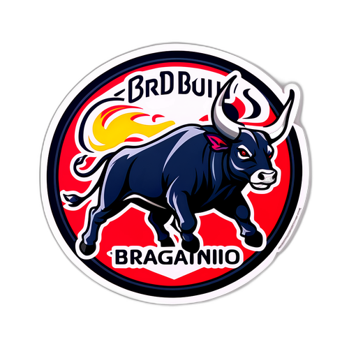 Stiker Logo Red Bull Bragantino Modern
