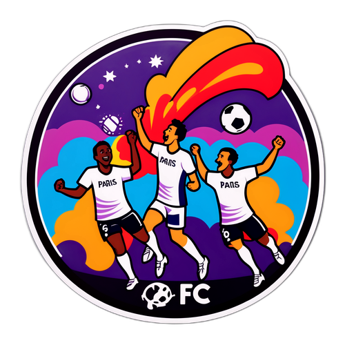 Sticker ya Mashindano ya Paris FC dhidi ya Toulouse