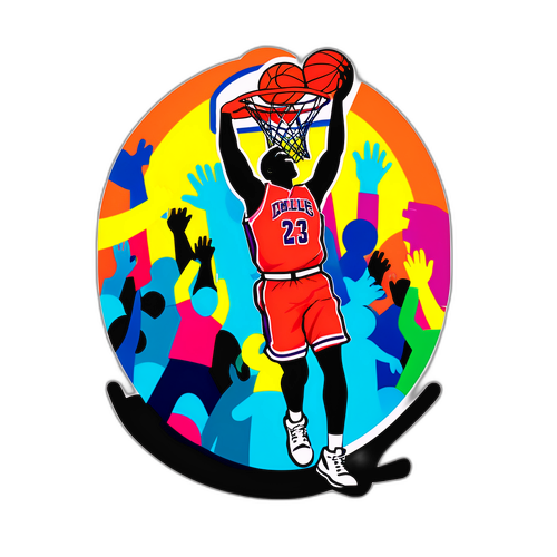 籃球比賽扣籃時刻