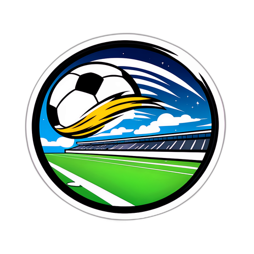 Zajímavý design fotbalového pole