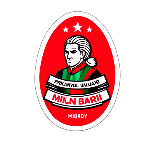 Milan–Bari mérkőzés matricája